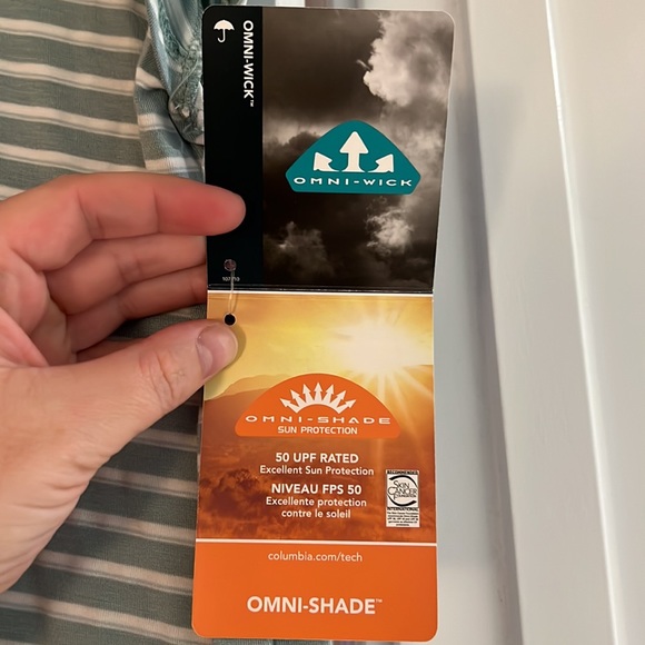 Columbia never been worn omnishade/omniwick tee - Picture 2 of 3